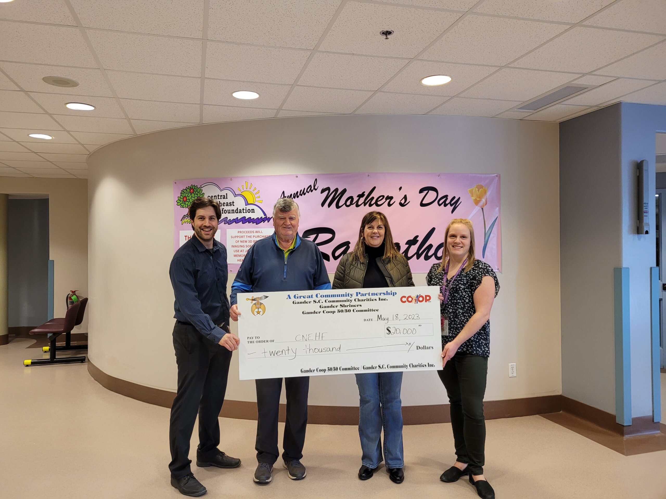 Mother's Day Radiothon 2023 - Coop 50/50 Committee $20,000 Donation!